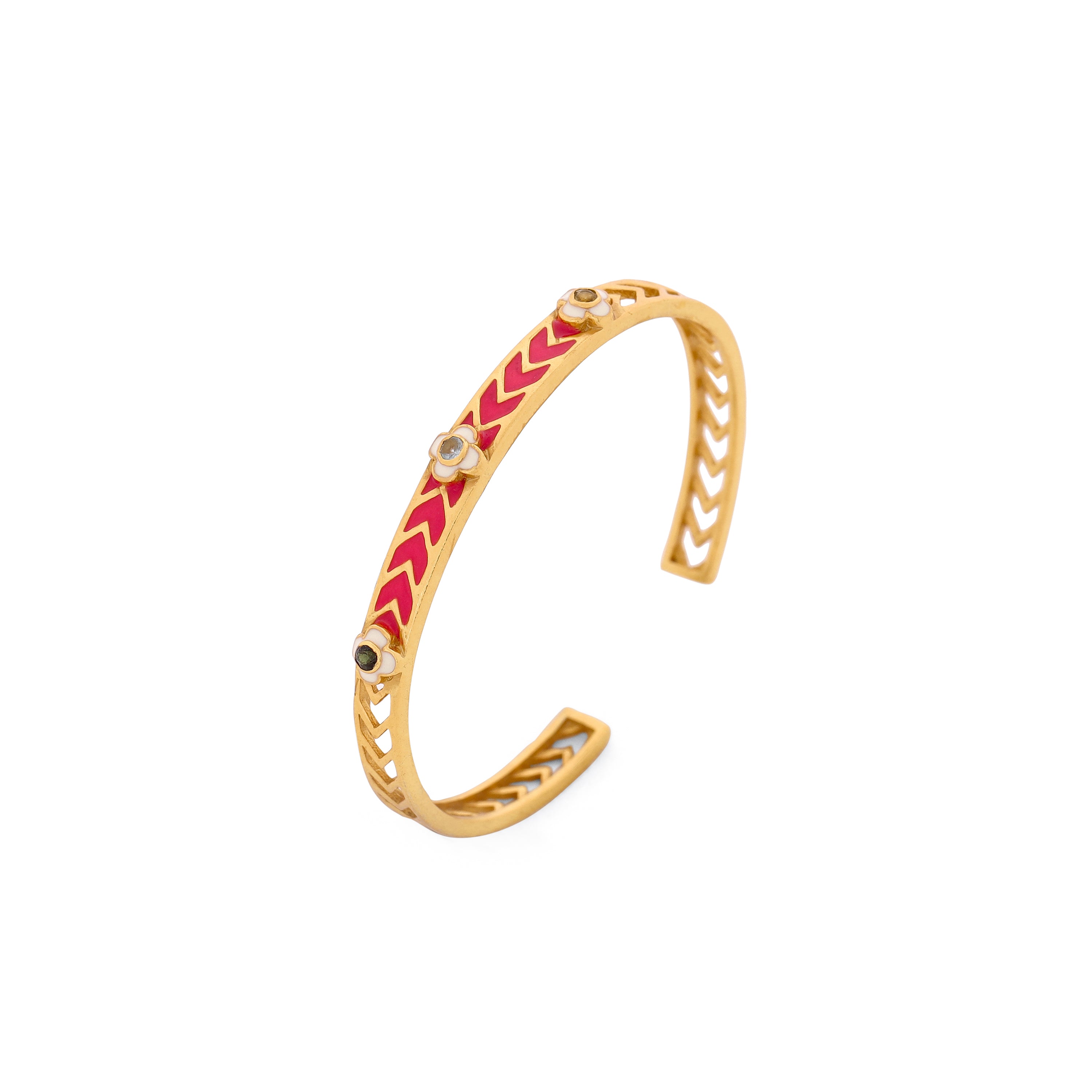 La Riviera Bangle - Fuchsia