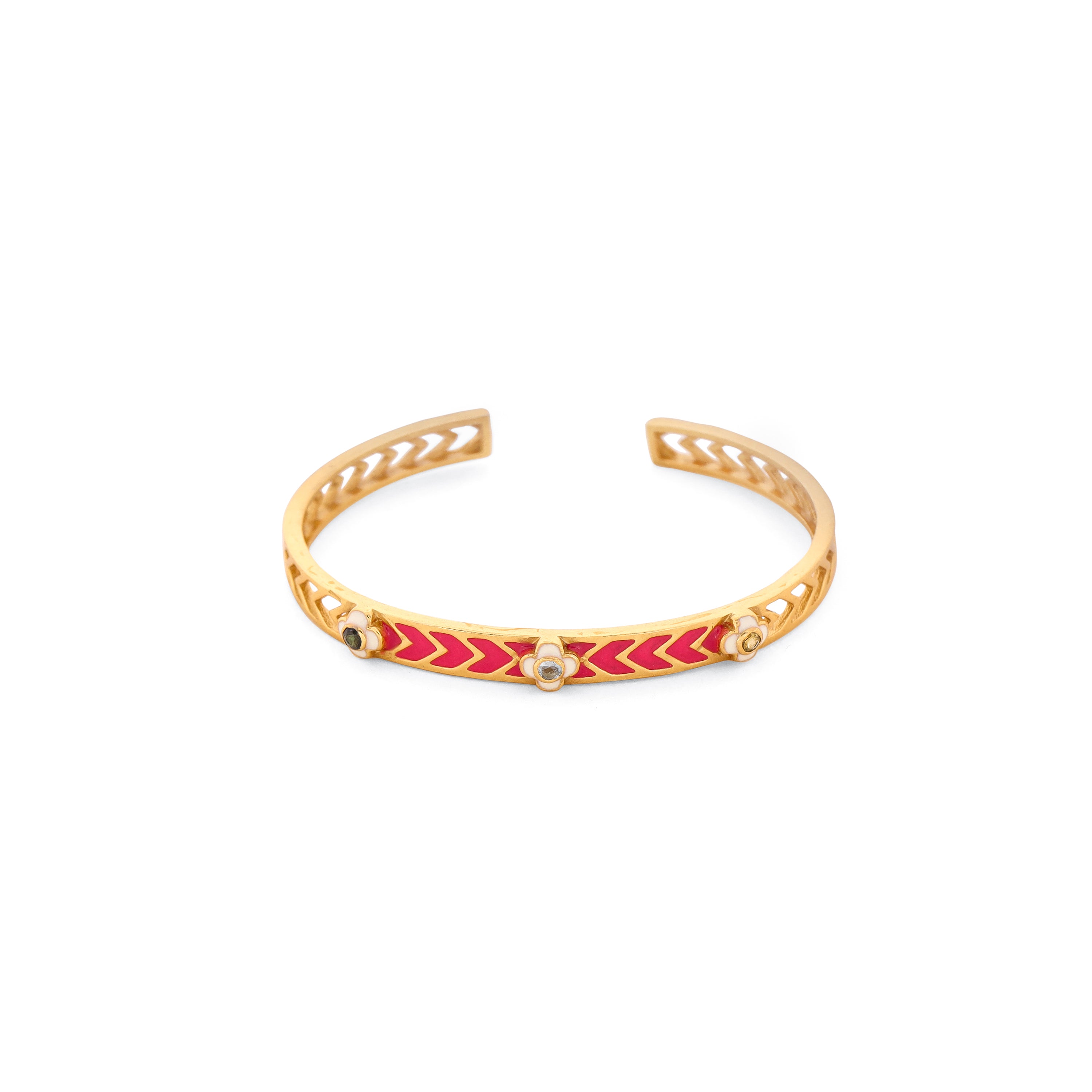 La Riviera Bangle - Fuchsia