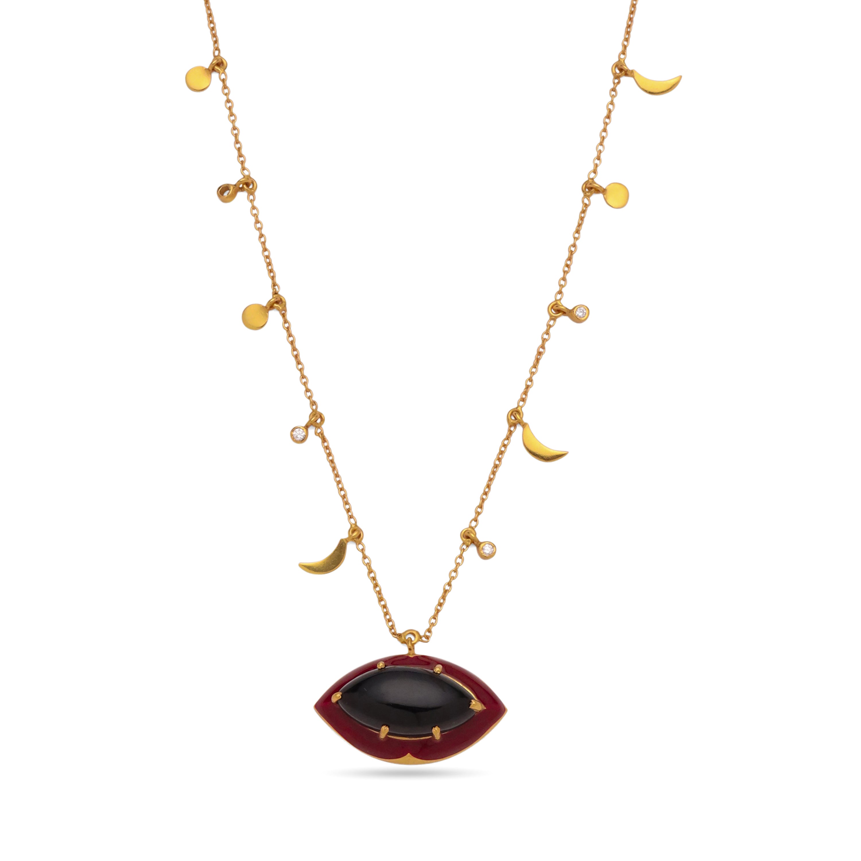 Pala Third Eye Necklace - Black Onyx