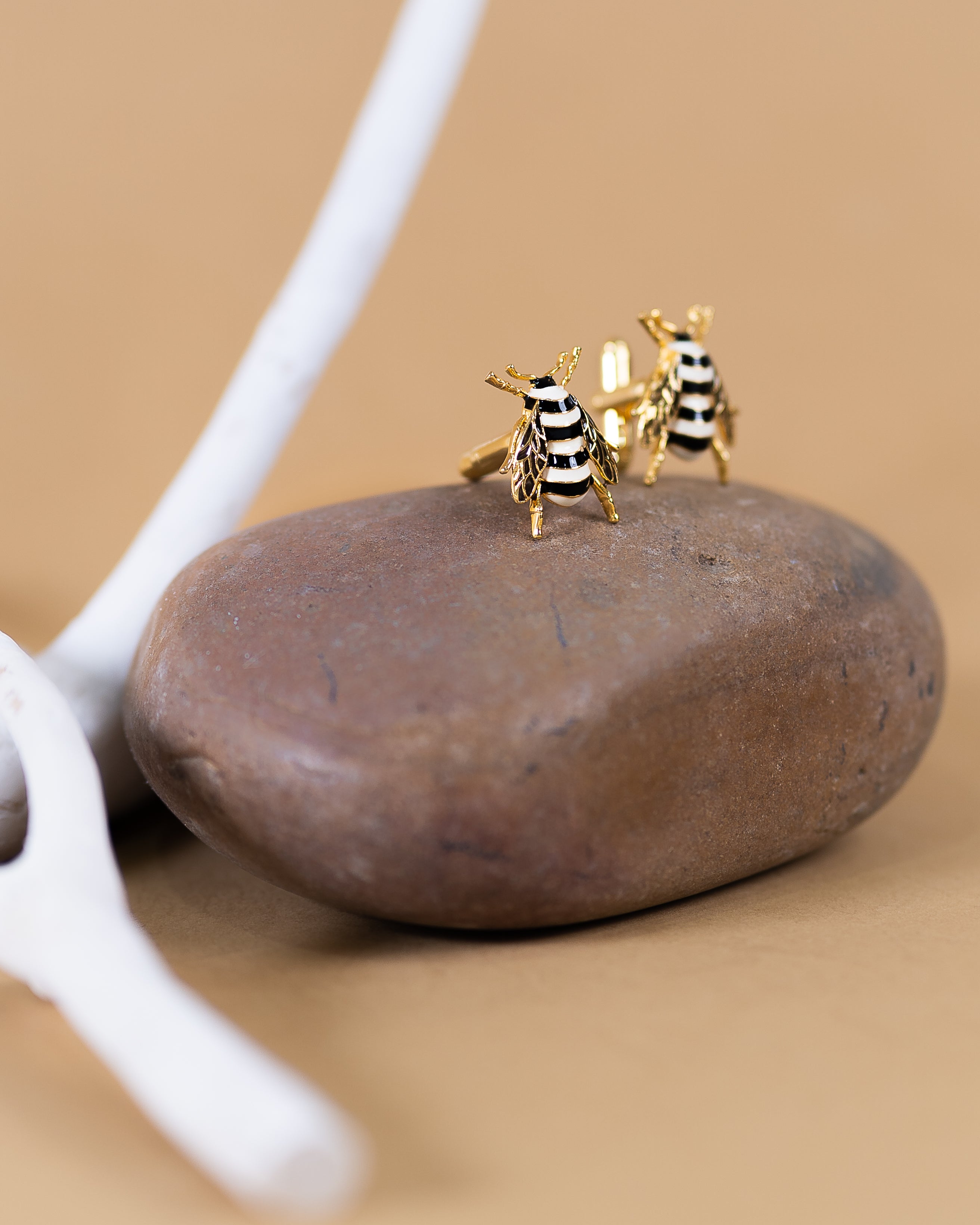 Bee Enamel Cufflinks