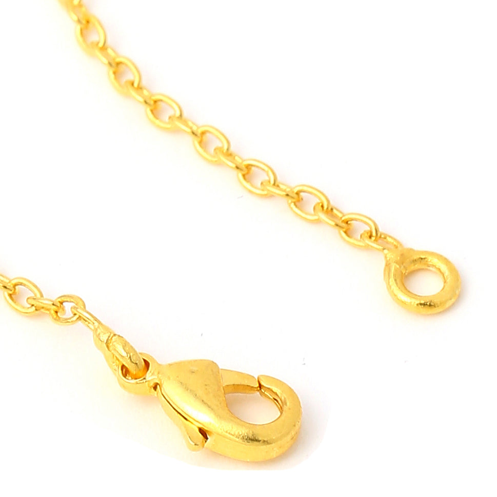 18k Pure Gold Chain Pendant | Pure Gold Necklace | Cow Necklaces | 999 Pure  Gold - Pure 18k - Aliexpress