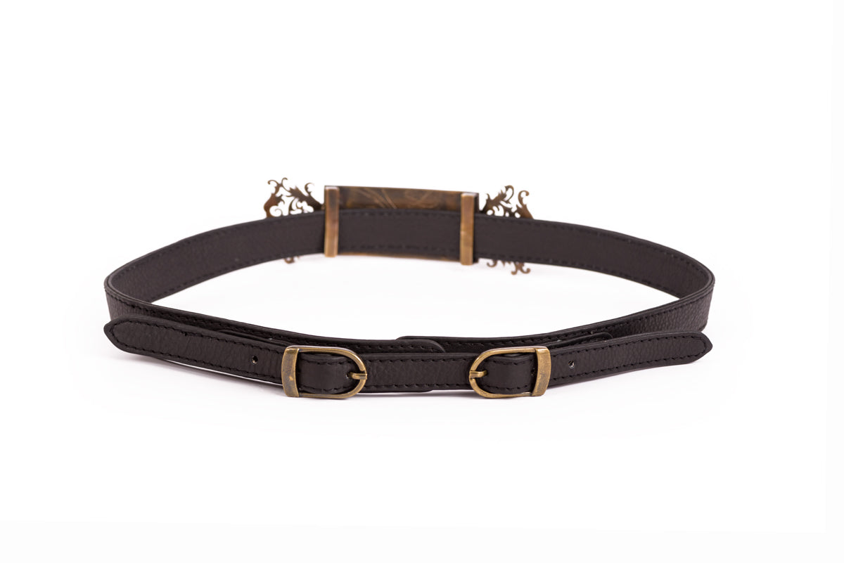 The Zahra Belt - Antique Black